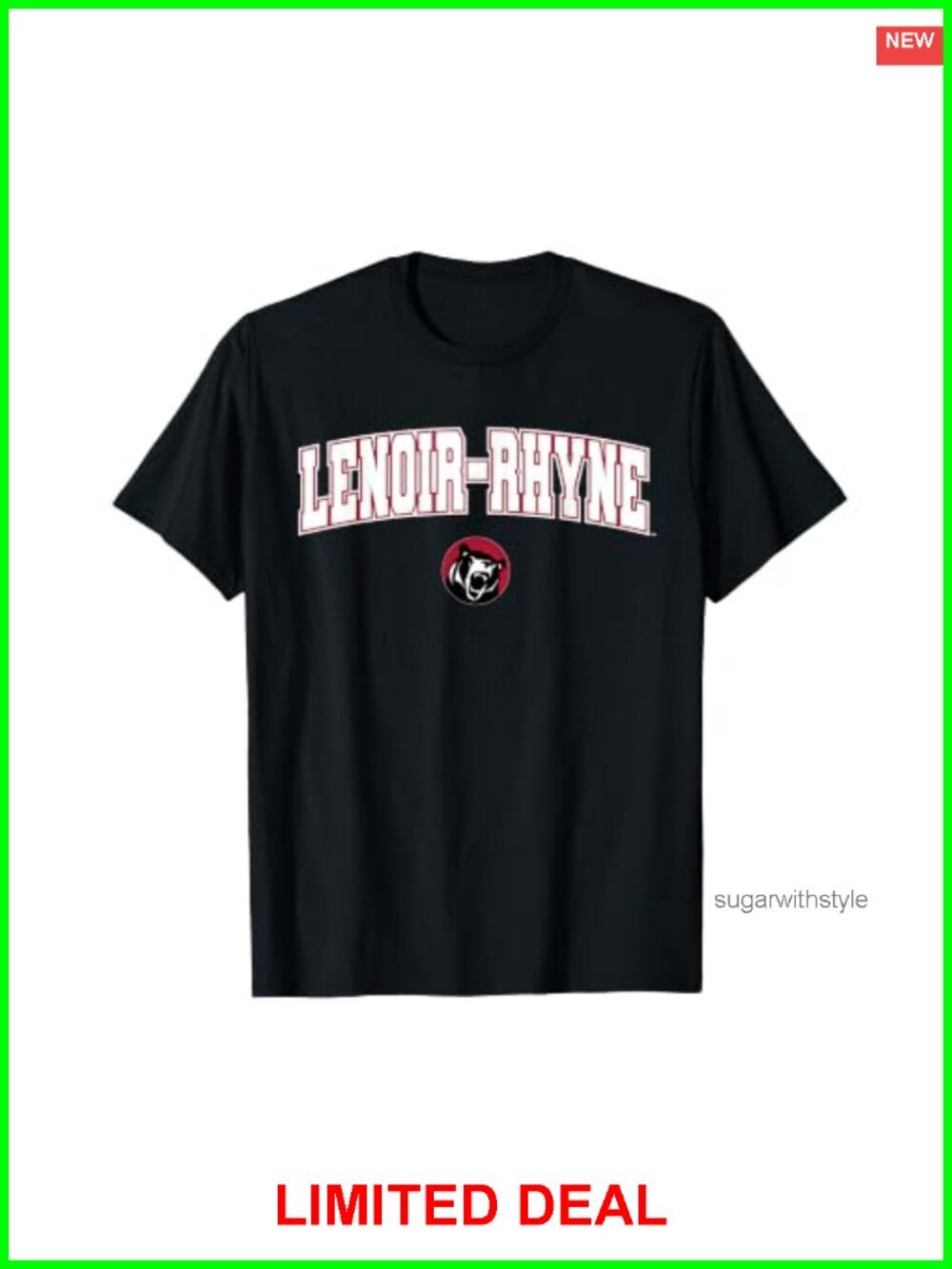 Lenoir-Rhyne University Bears Arch Logo T-Shirt